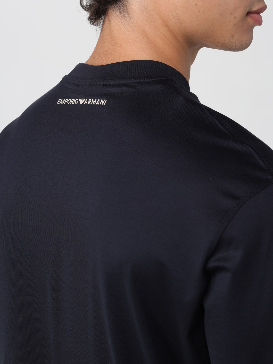 EMPORIO ARMANI CAMISETA: Camiseta hombre Emporio Armani, Azul Marino - Img 3