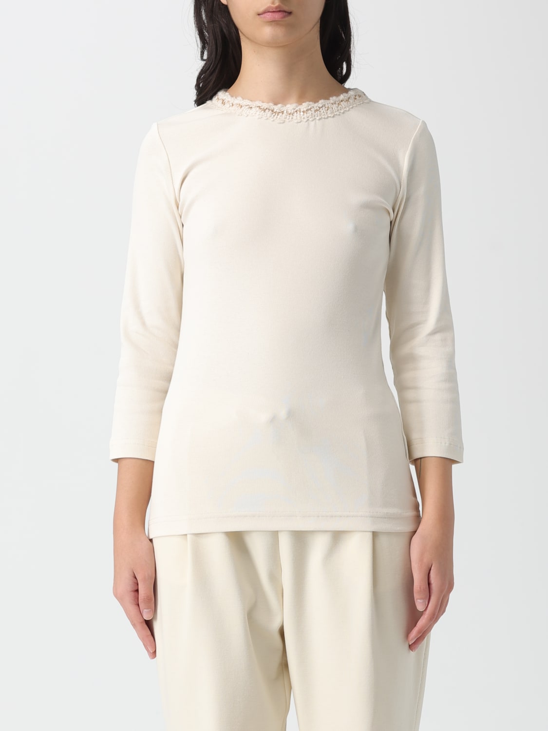 FABIANA FILIPPI PULLOVER: Pullover damen Fabiana Filippi, Weiß - Img 1