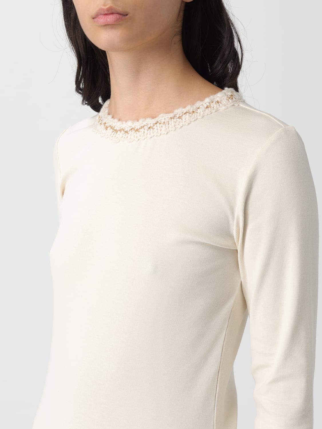 FABIANA FILIPPI PULLOVER: Pullover damen Fabiana Filippi, Weiß - Img 3