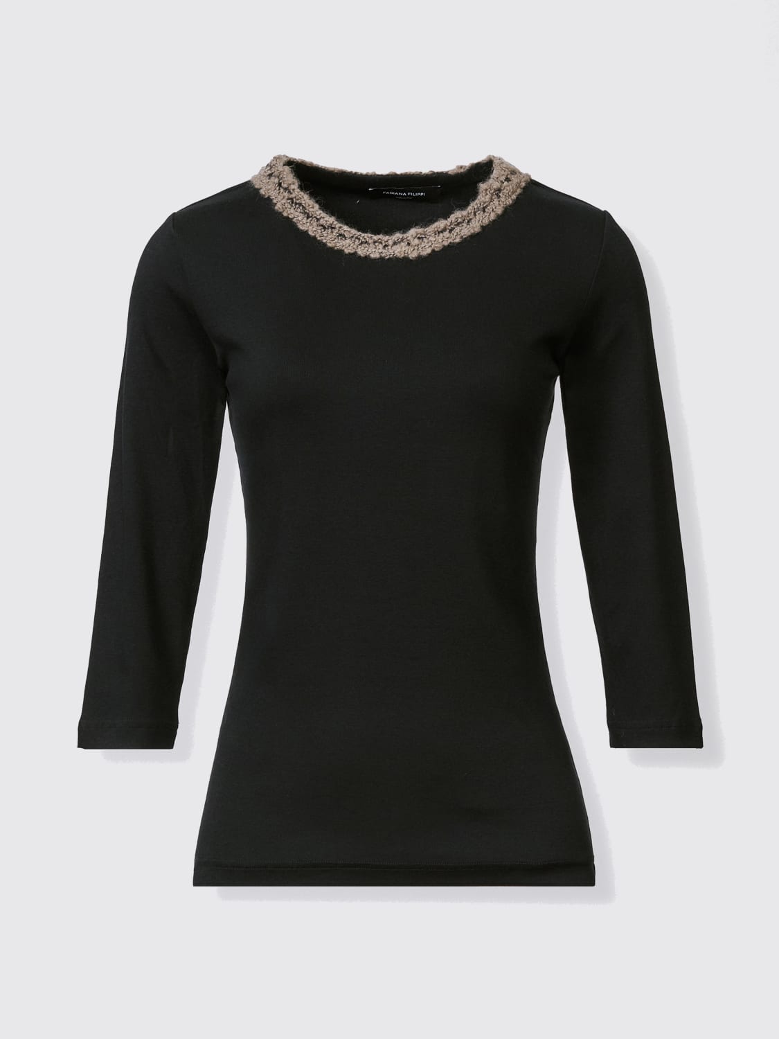 FABIANA FILIPPI SWEATER: Sweater woman Fabiana Filippi, Black - Img 1