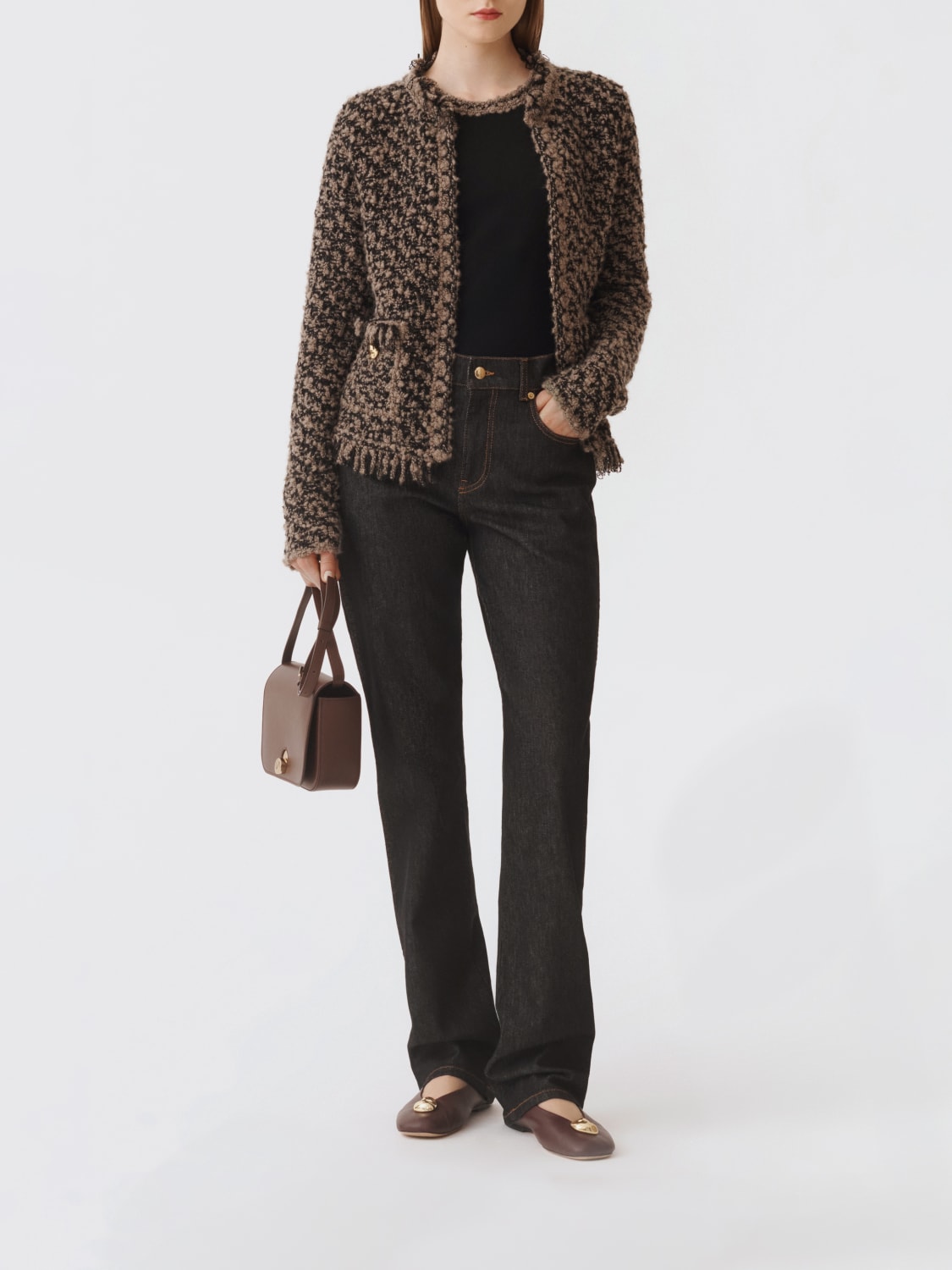 FABIANA FILIPPI SWEATER: Sweater woman Fabiana Filippi, Black - Img 2