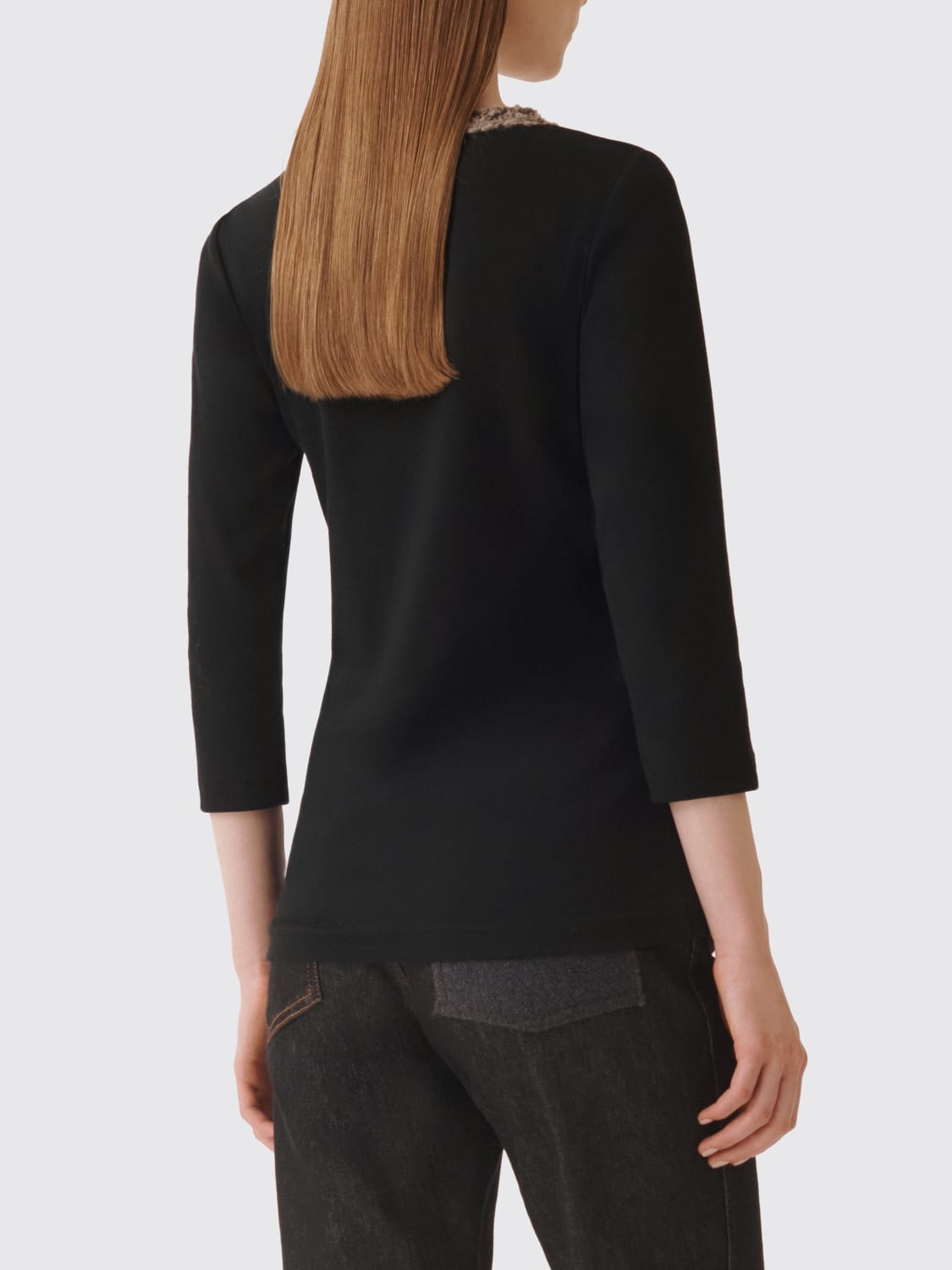 FABIANA FILIPPI SWEATER: Sweater woman Fabiana Filippi, Black - Img 3