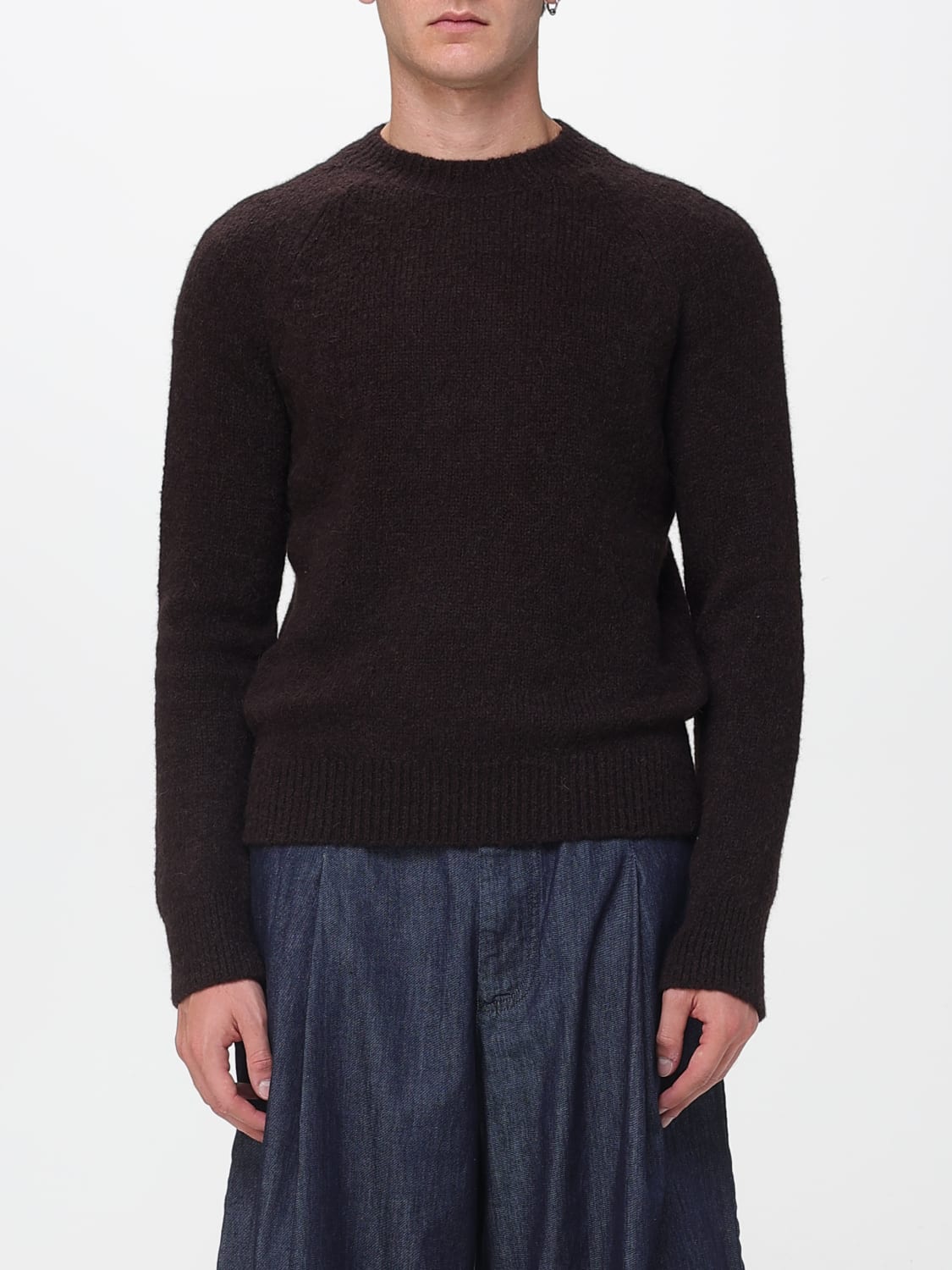 DRIES VAN NOTEN PULL: Pull homme Dries Van Noten, Marron - Img 1