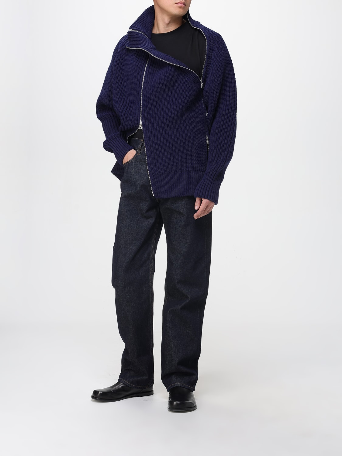 DRIES VAN NOTEN JEANS: Pantalon homme Dries Van Noten, Bleu - Img 2