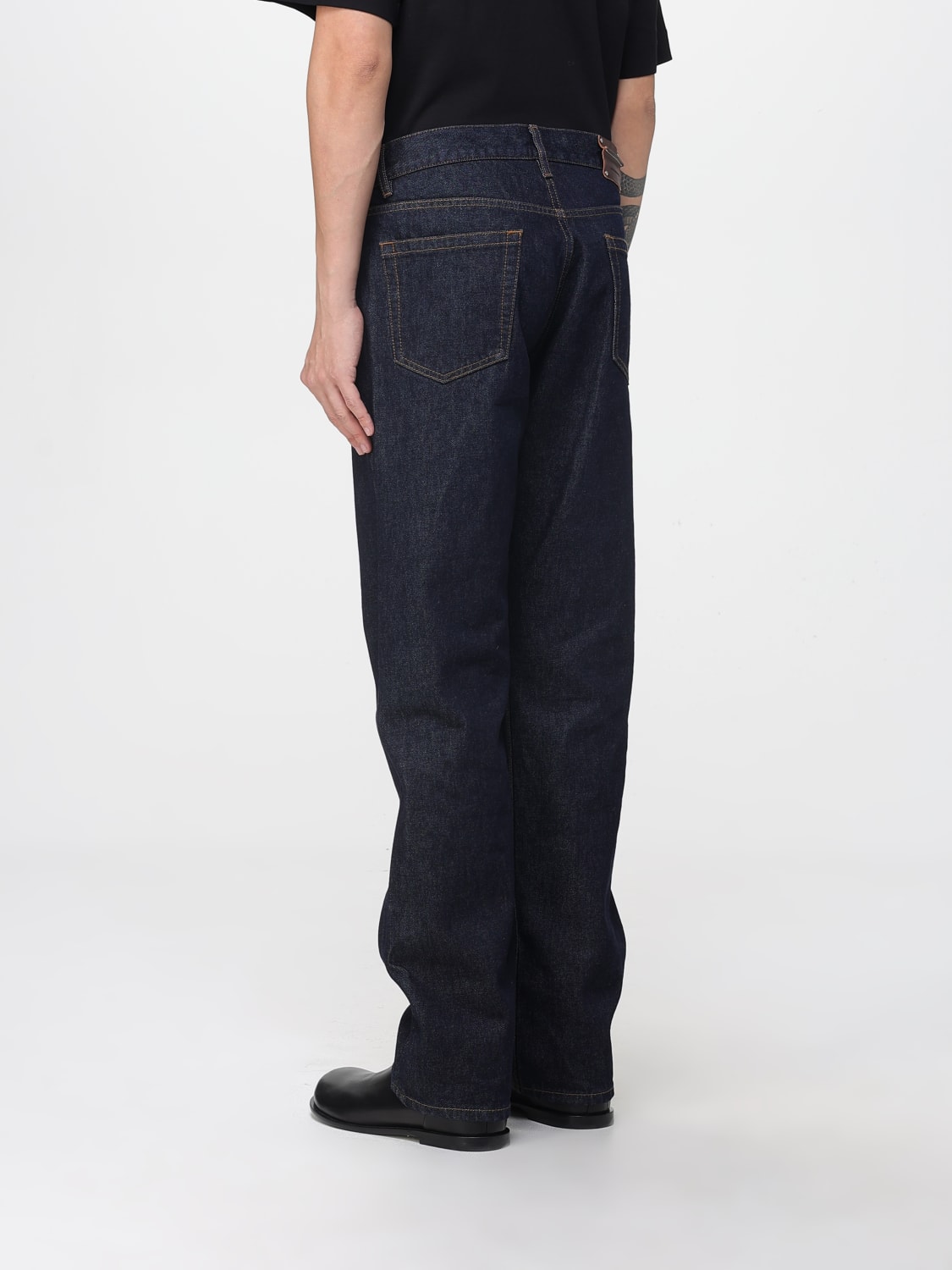 DRIES VAN NOTEN JEANS: Pantalon homme Dries Van Noten, Bleu - Img 3