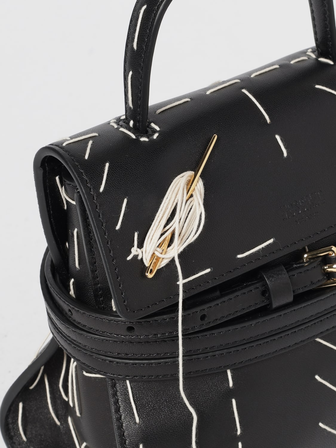 MOSCHINO COUTURE MINI SAC: Sac à main femme Moschino Couture, Noir - Img 4