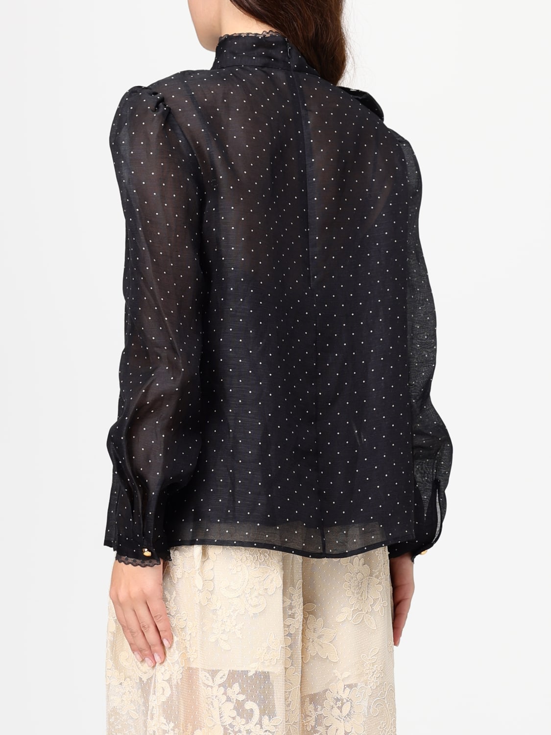 ZIMMERMANN TOP: Camisa mujer Zimmermann, Negro - Img 3