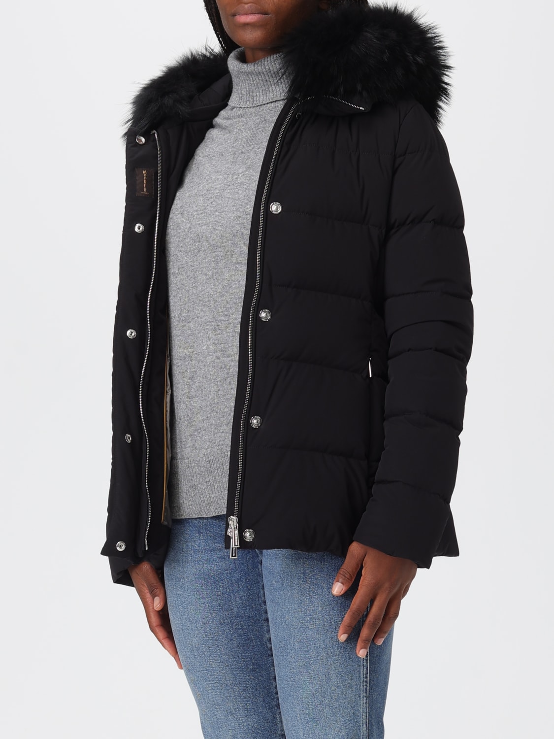MOORER CHAQUETA: Chaqueta mujer Moorer, Negro - Img 3