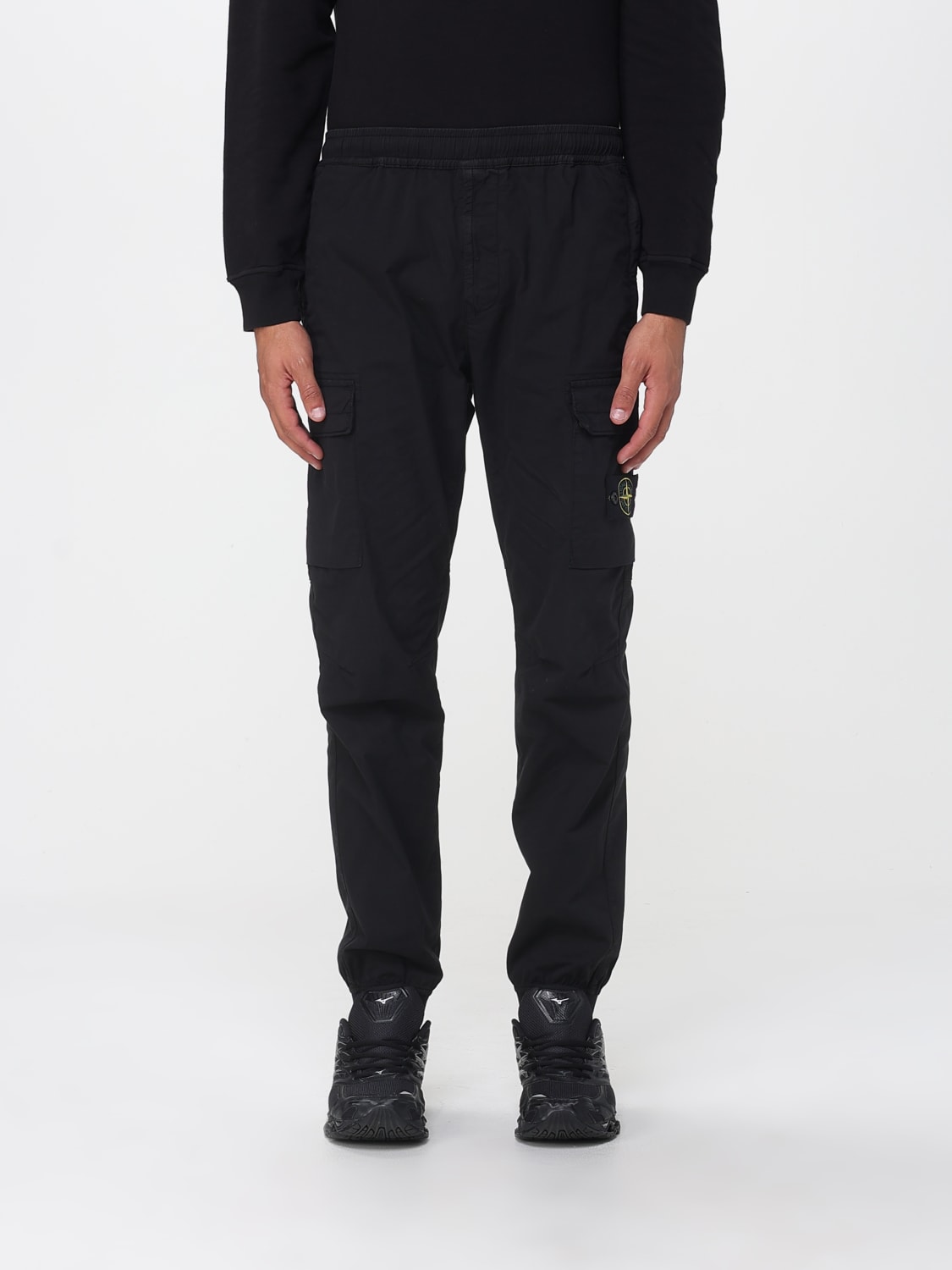 STONE ISLAND PANTS: Pants men Stone Island, Black - Img 1