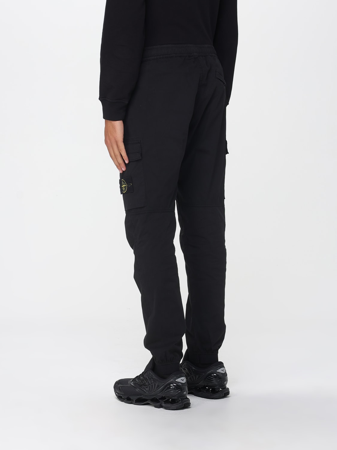 STONE ISLAND PANTS: Pants men Stone Island, Black - Img 3