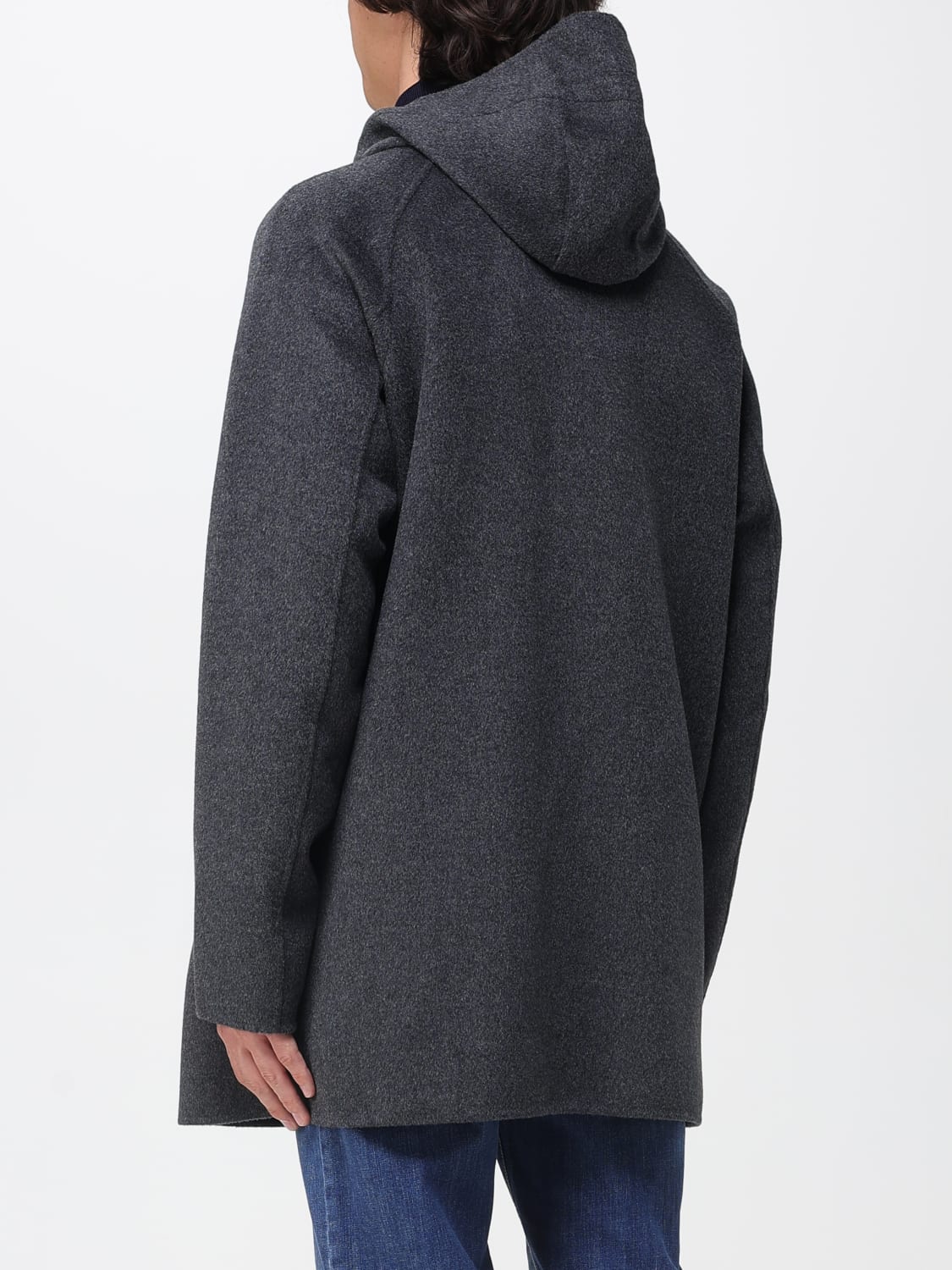 ASPESI MANTEL: Mantel herren Aspesi, Charcoal - Img 2