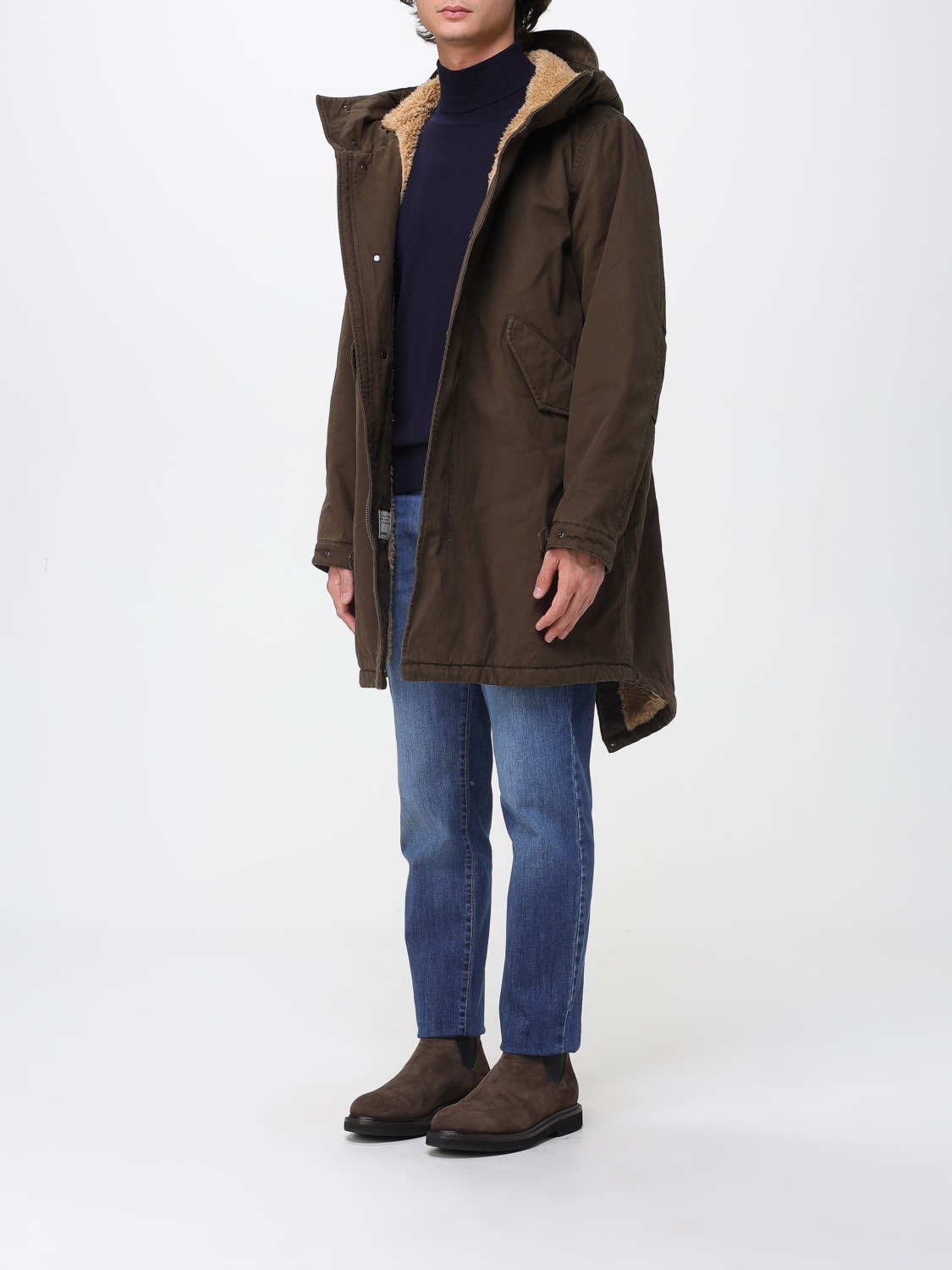 ASPESI MANTEL: Mantel herren Aspesi, Military - Img 3