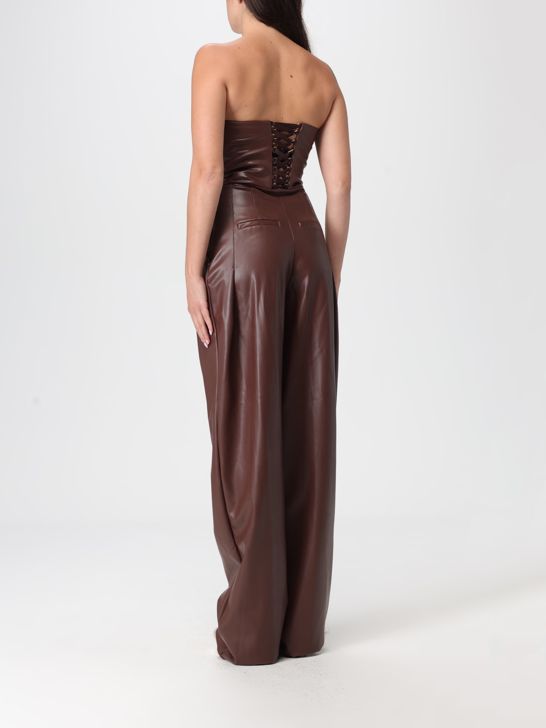 ELISABETTA FRANCHI JUMPSUIT: Dress woman Elisabetta Franchi, Coffee - Img 2