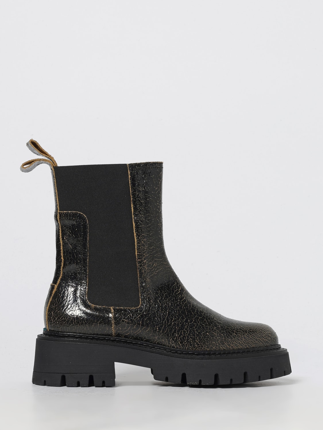 A.BOCCA BOOTS: Flat ankle boot woman A.bocca, Black - Img 1