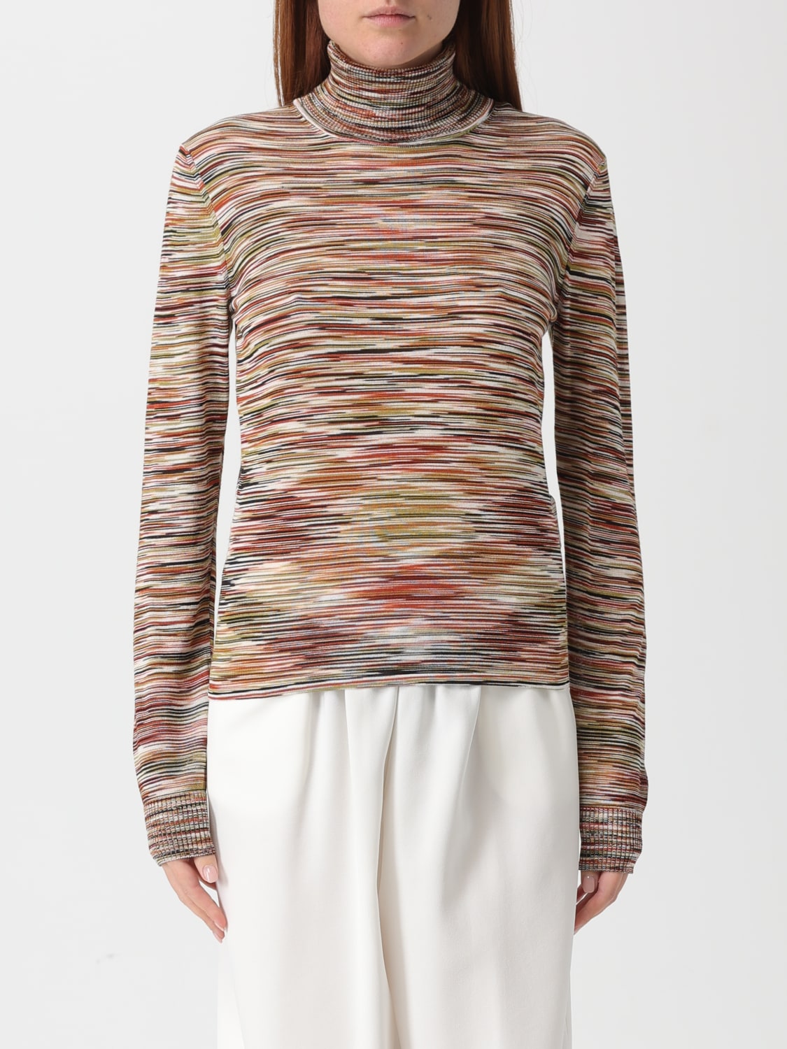 MISSONI JUMPER: Jumper woman Missoni, Olive - Img 1