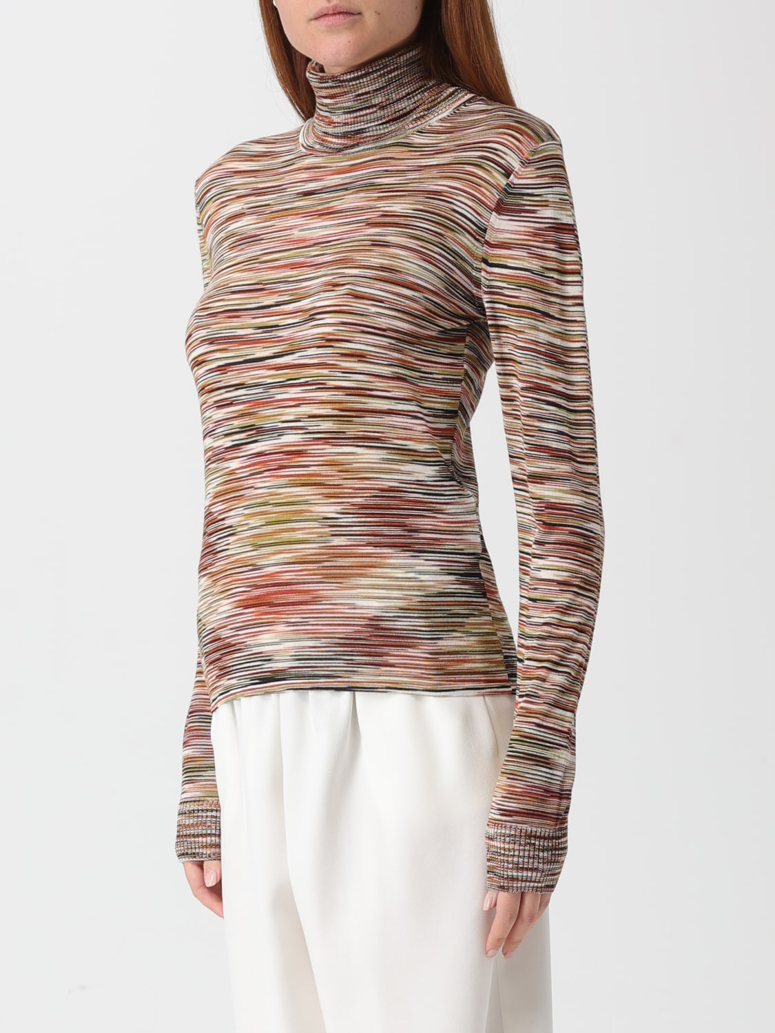 MISSONI JUMPER: Jumper woman Missoni, Olive - Img 4