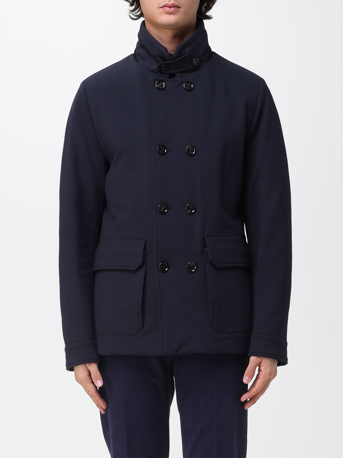 MOORER COAT: Jacket men Moorer, Blue - Img 1