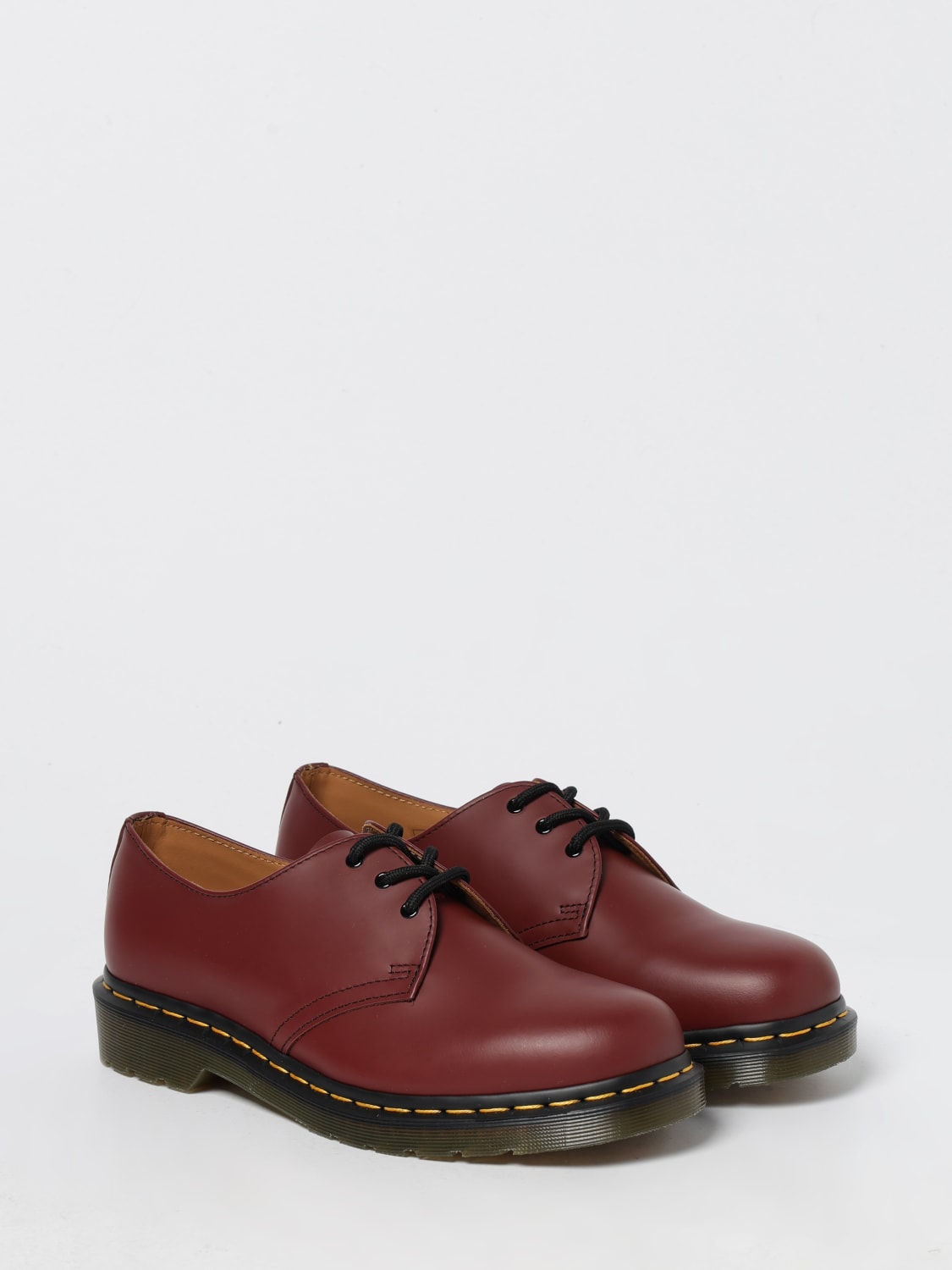 DR. MARTENS SCARPE STRINGATE: Oxford 1461 Dr. Martens in pelle , Rosso - Img 2