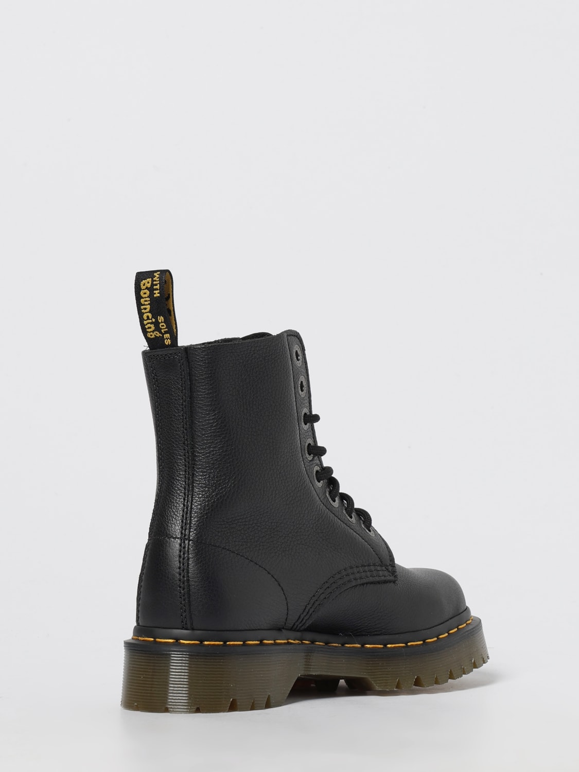 DR. MARTENS BOOTS: Flat ankle boot woman Dr. Martens, Black - Img 3
