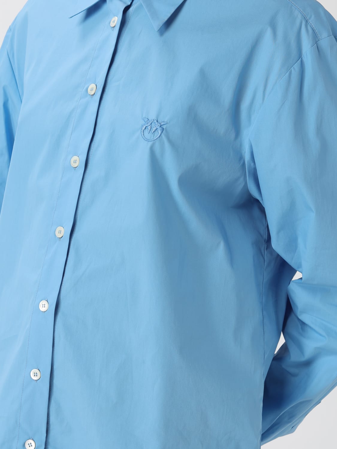 PINKO CAMISA: Camisa mujer Pinko, Azul Oscuro - Img 3