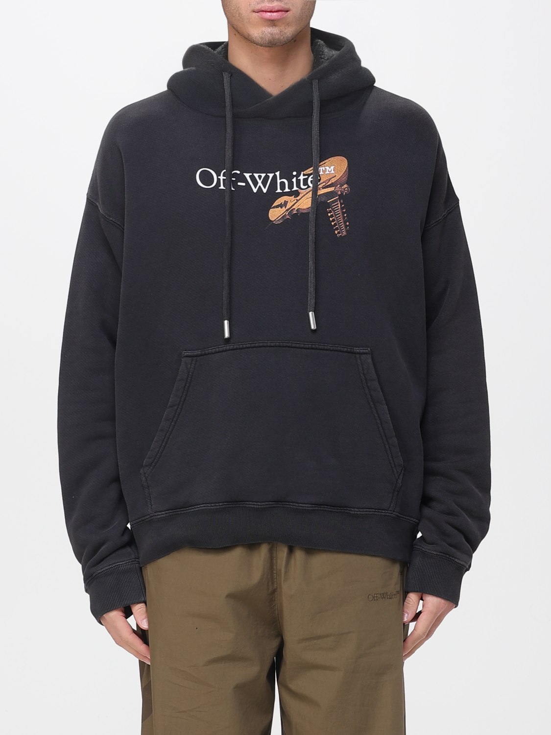 OFF-WHITE SUDADERA: Camiseta hombre Off-white, Negro - Img 1