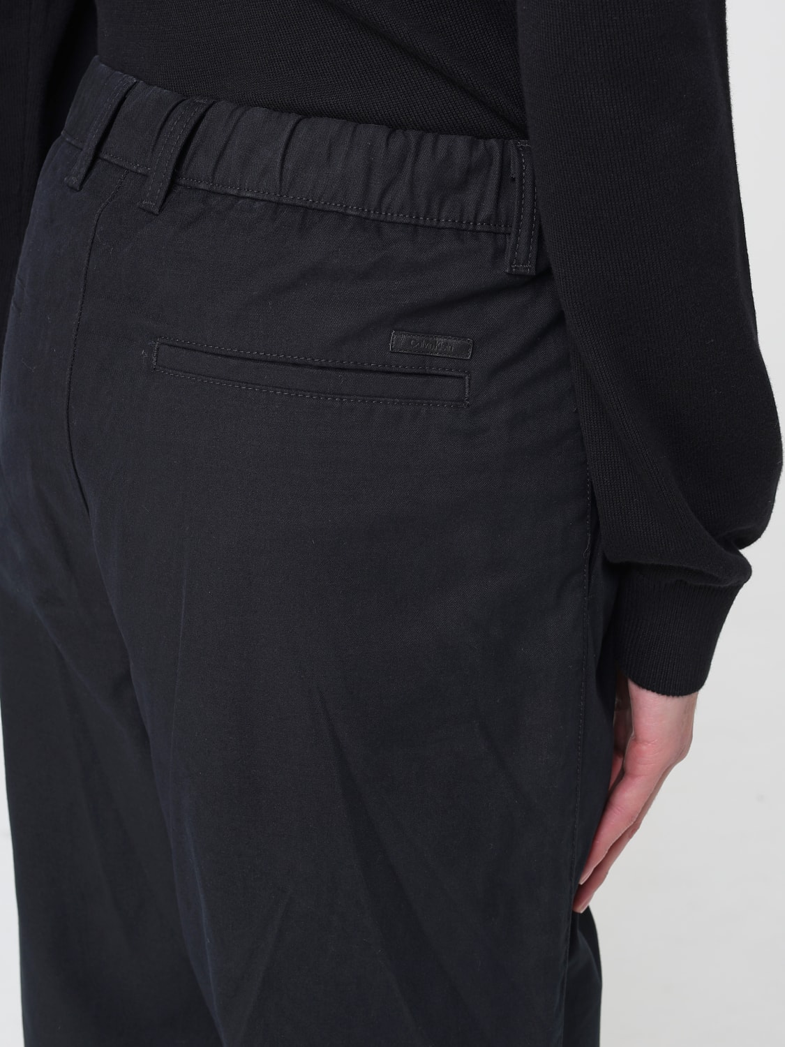 CALVIN KLEIN PANTS: Pants men Calvin Klein, Black - Img 3