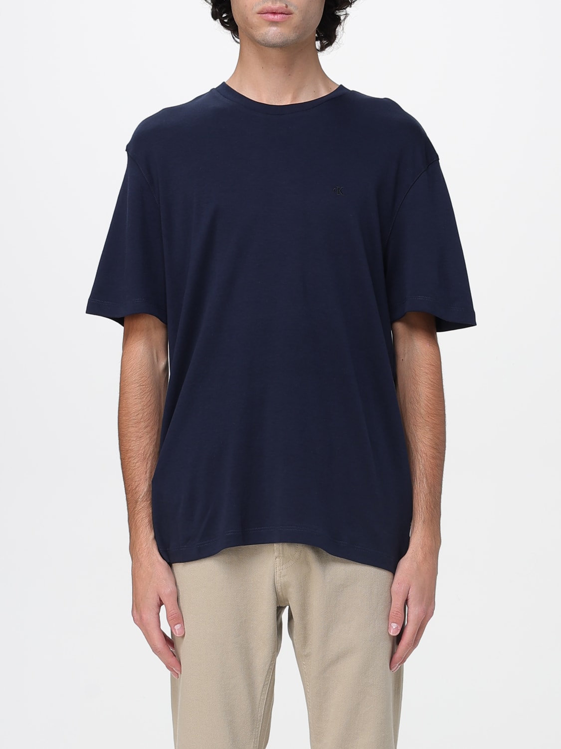 CALVIN KLEIN T-SHIRT: T-shirt men Calvin Klein, Blue - Img 1