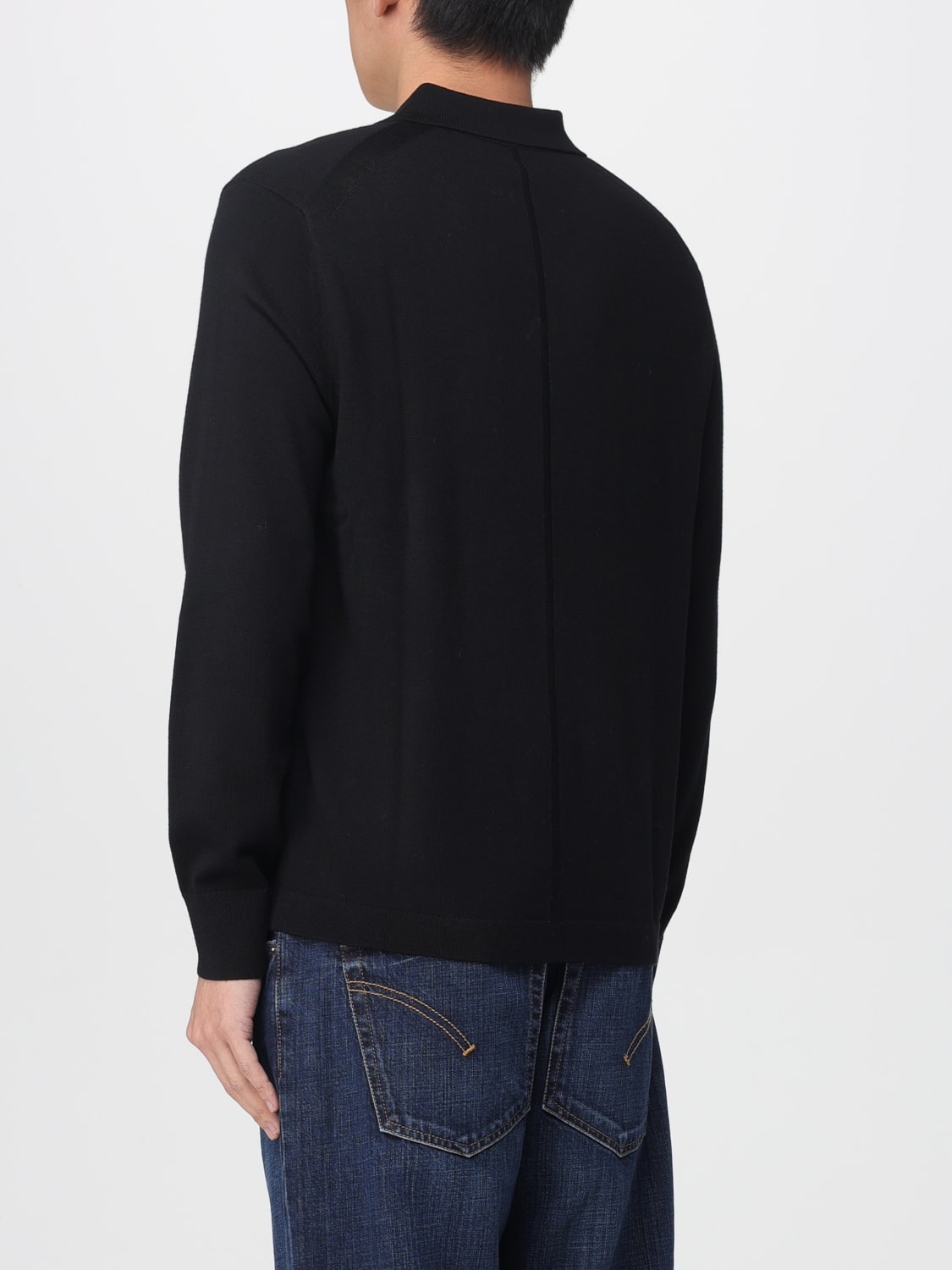 CALVIN KLEIN POLO SHIRT: Sweater men Calvin Klein, Black - Img 2