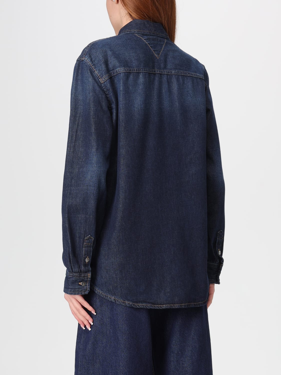 TOMMY HILFIGER CAMICIA: Camicia Tommy Hilfiger in denim , Denim - Img 2