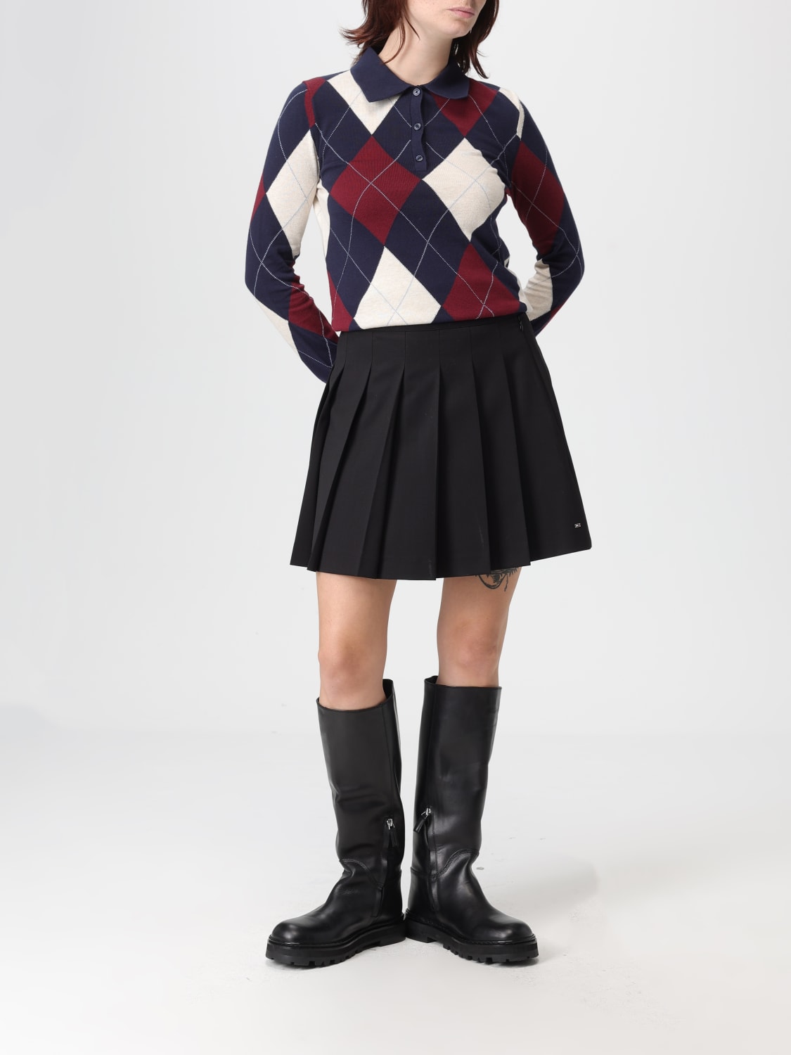 TOMMY HILFIGER POLO: Jersey mujer Tommy Hilfiger, Granate - Img 2