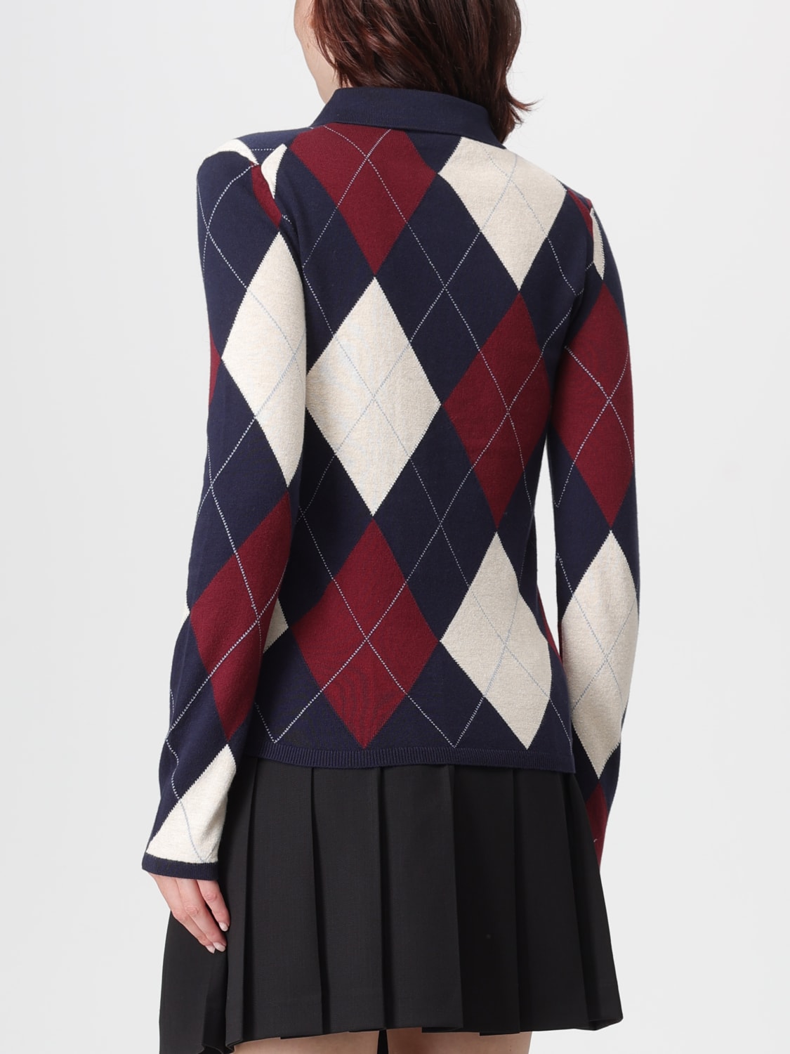 TOMMY HILFIGER POLO: Jersey mujer Tommy Hilfiger, Granate - Img 3