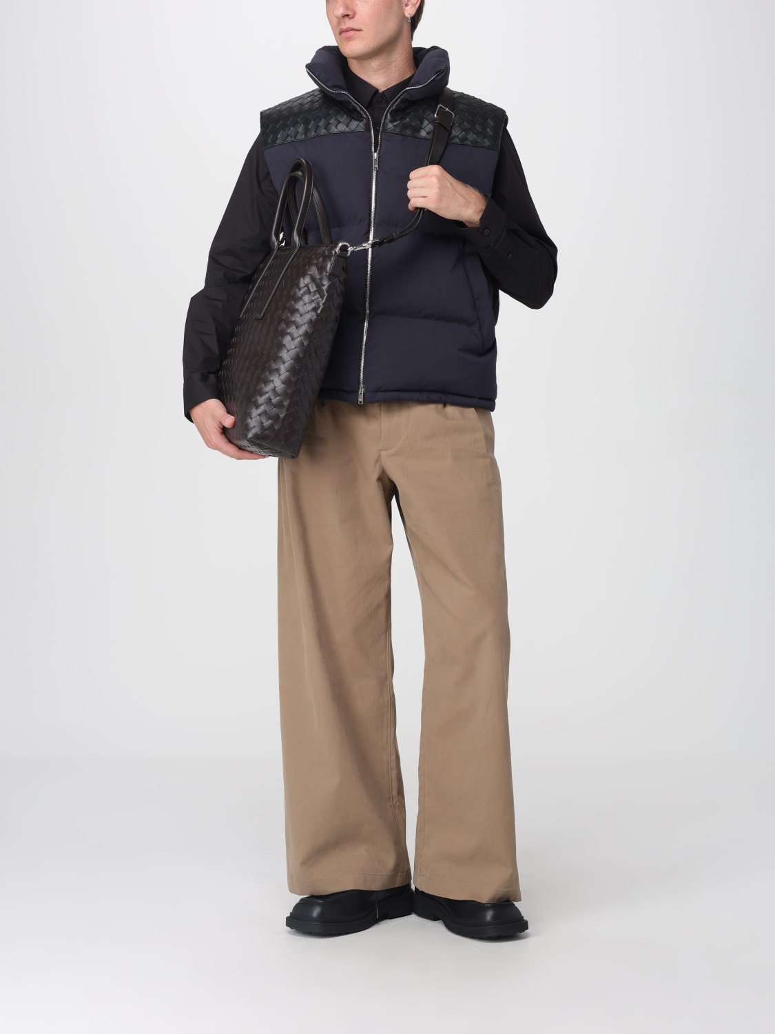 BOTTEGA VENETA SUIT VEST: Sweater men Bottega Veneta, Blue - Img 2