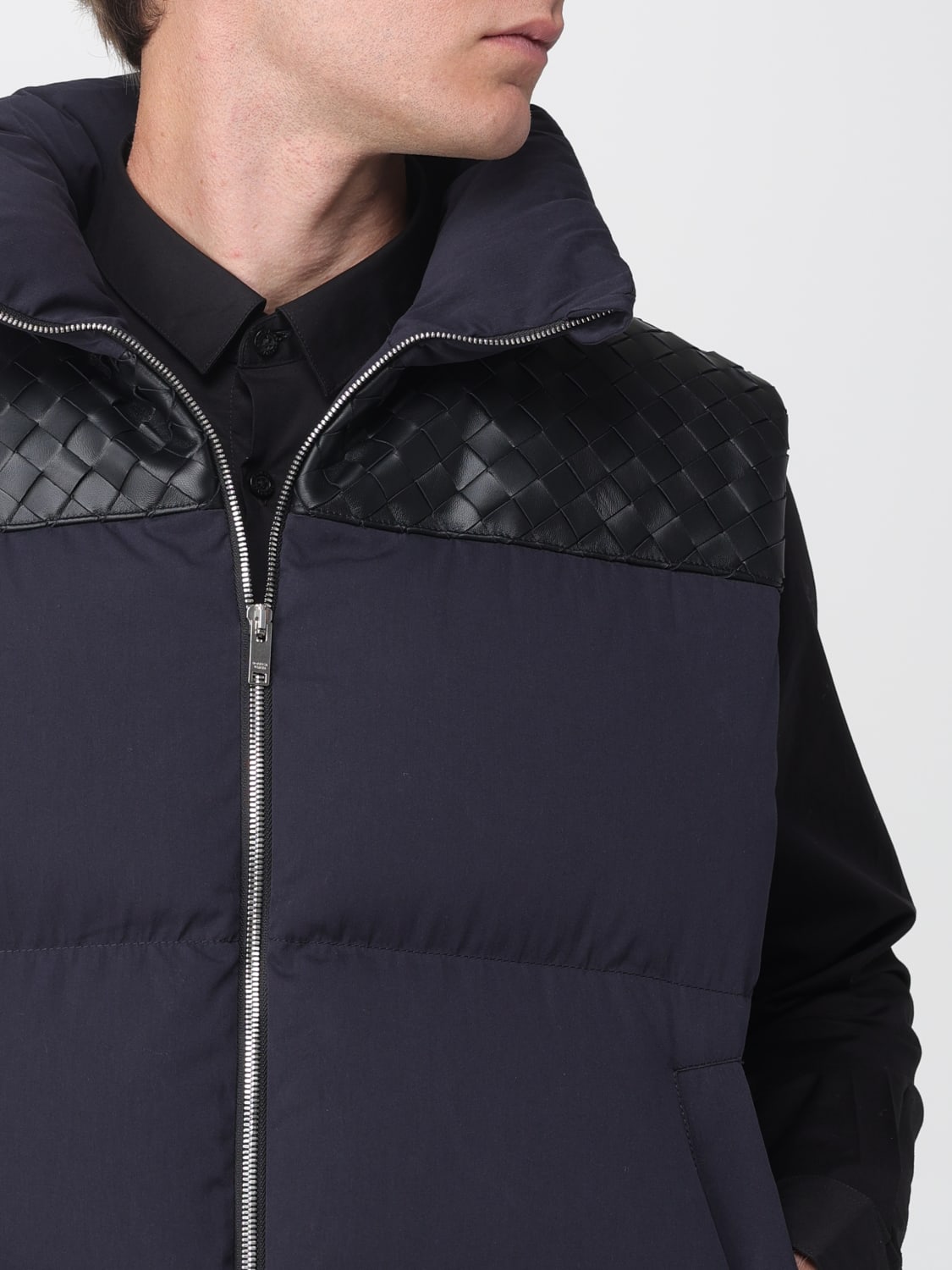 BOTTEGA VENETA SUIT VEST: Sweater men Bottega Veneta, Blue - Img 5