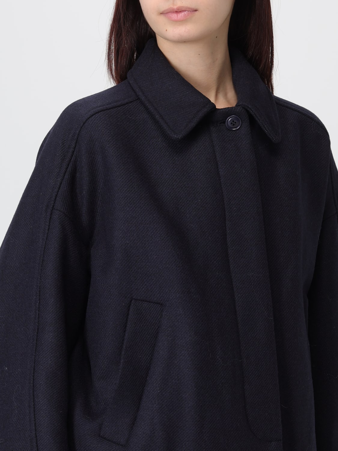 A.P.C. GIACCA: Overshirt A.P.C. in misto lana vergine , Blue - Img 4