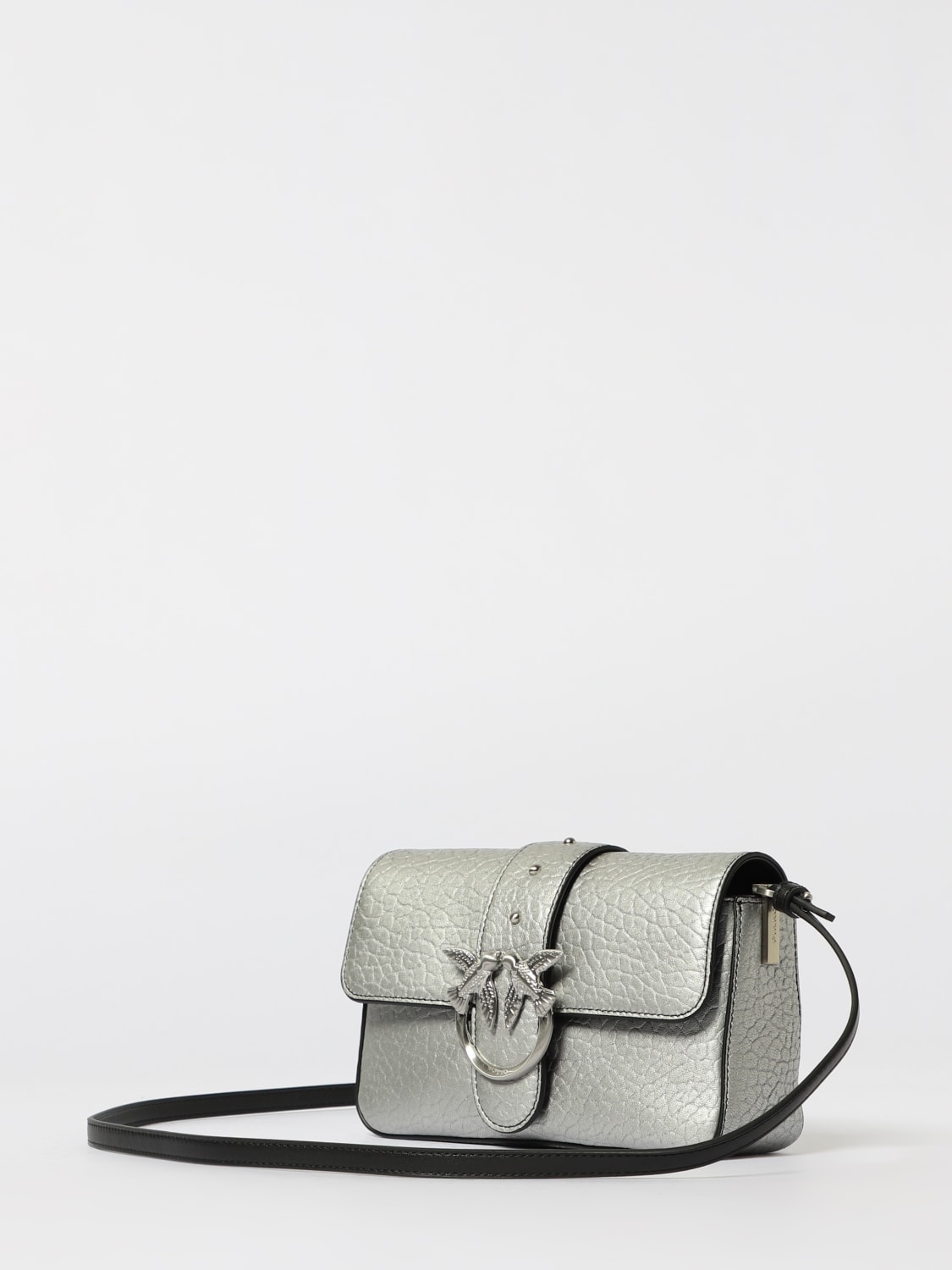 PINKO UMHÄNGETASCHE: Schultertasche damen Pinko, Silber - Img 3