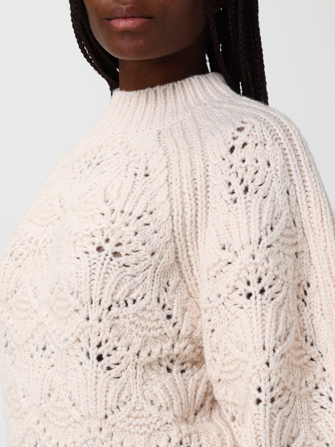 ZIMMERMANN PULL: Cardigan femme Zimmermann, Beige - Img 4