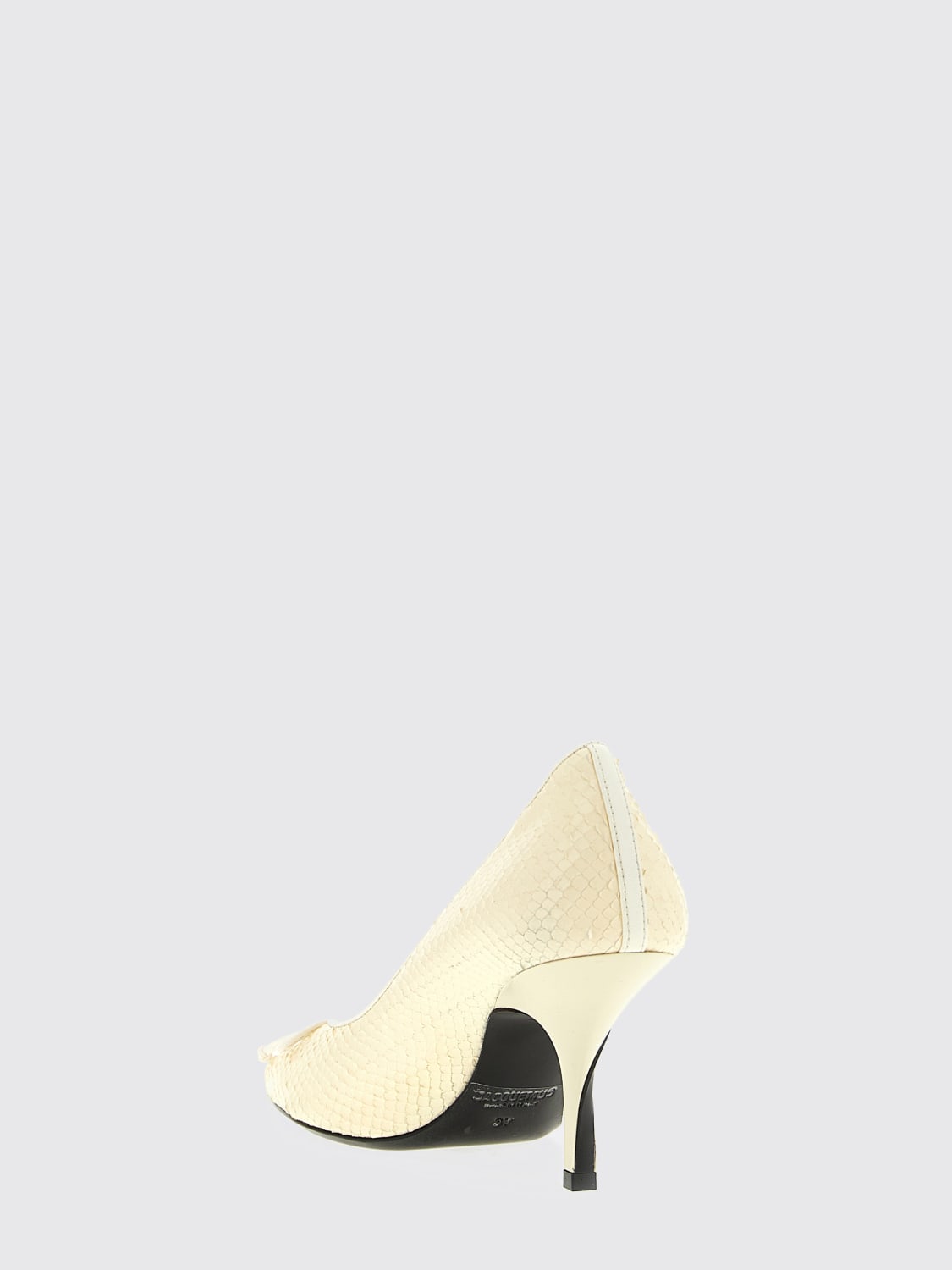 JACQUEMUS PUMP: High heel shoes woman Jacquemus, Beige - Img 3