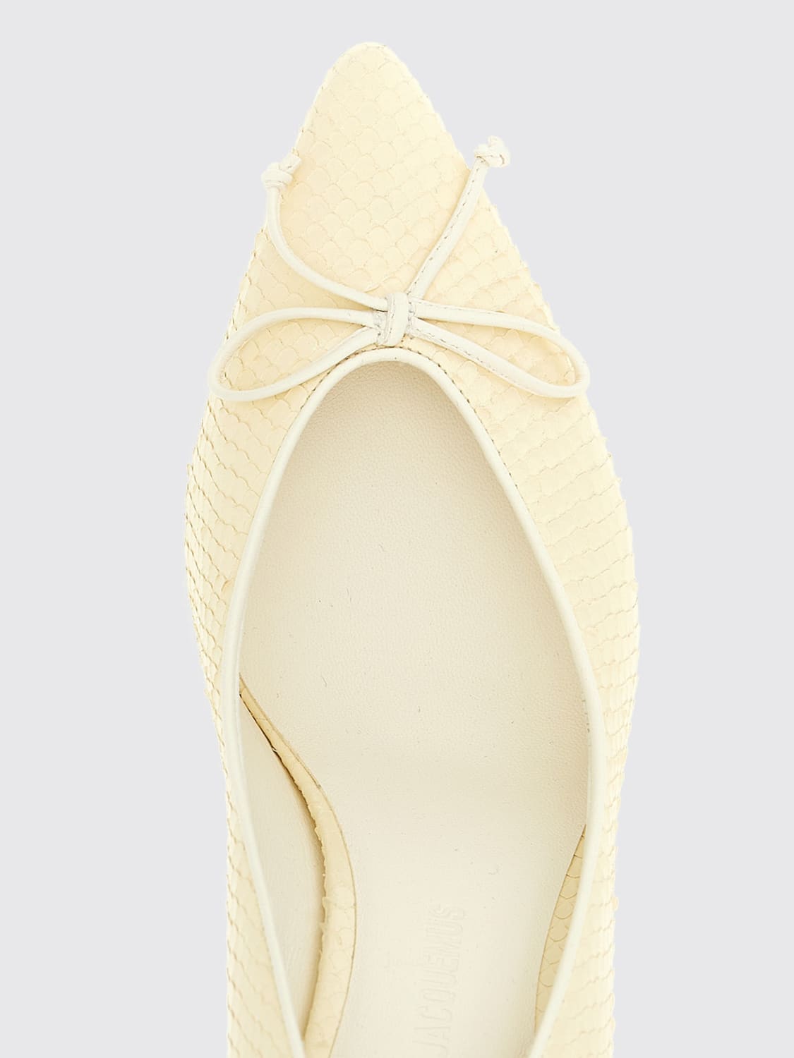 JACQUEMUS PUMP: High heel shoes woman Jacquemus, Beige - Img 4