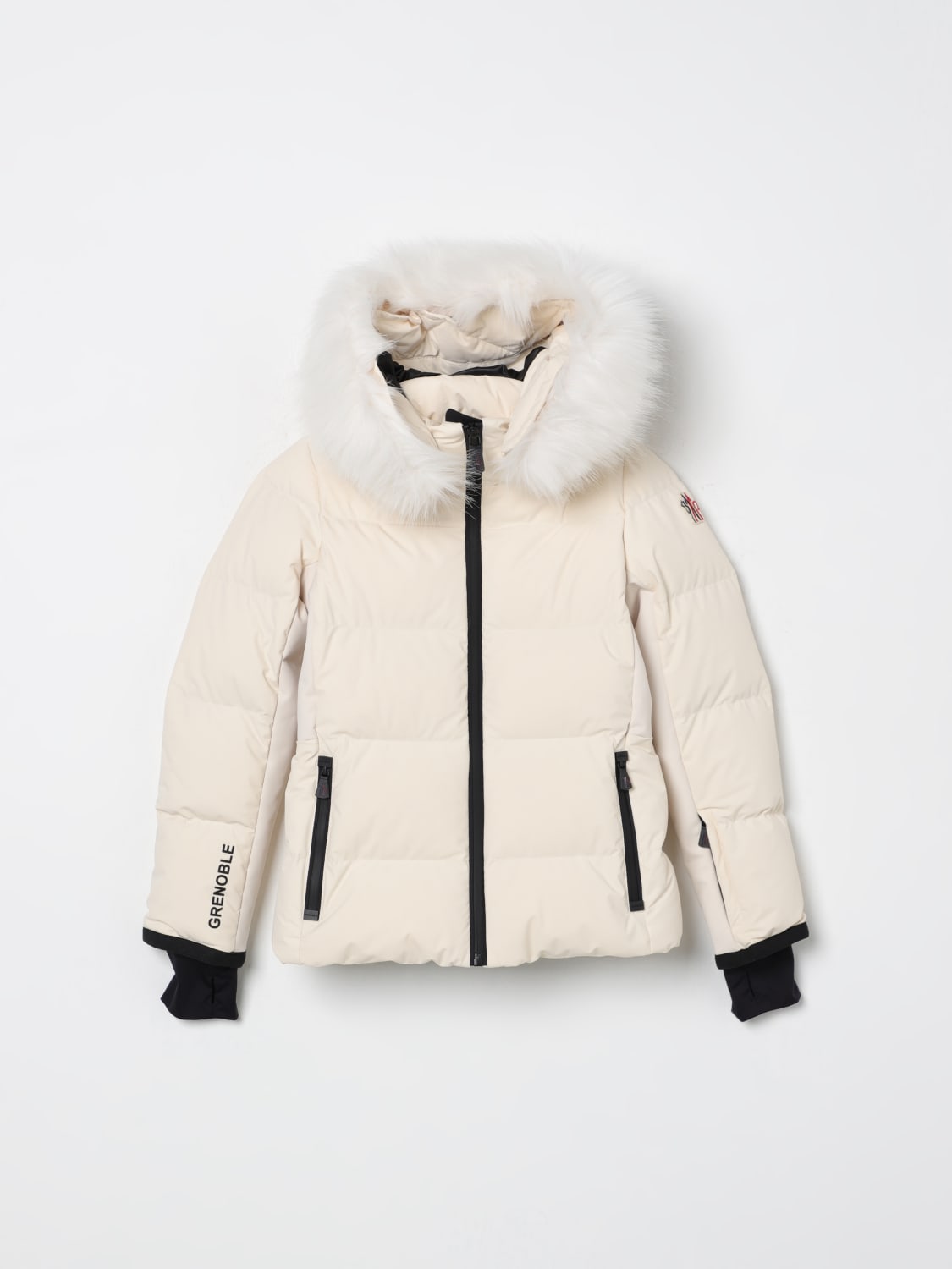 MONCLER JACKE: Jacke kinder Moncler, Weiß - Img 1