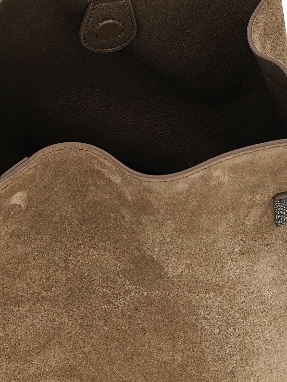 BRUNELLO CUCINELLI SHOULDER BAG: Shoulder bag woman Brunello Cucinelli, Brown - Img 4