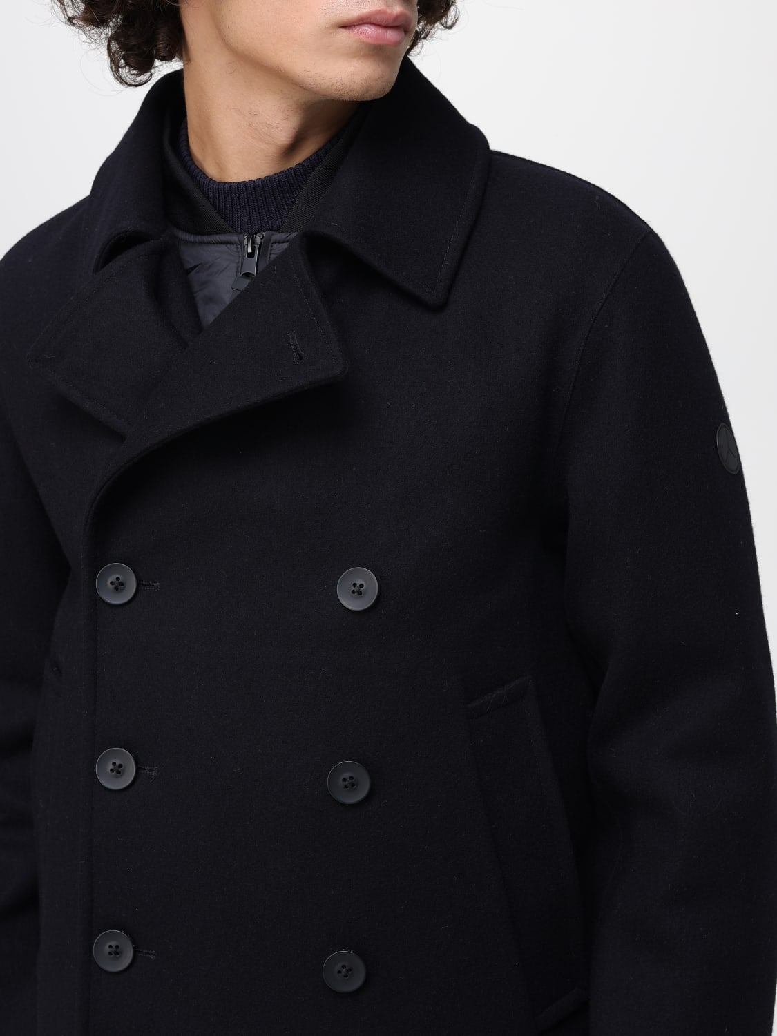 PEOPLE OF SHIBUYA COAT: Coat men People Of Shibuya, Blue - Img 4