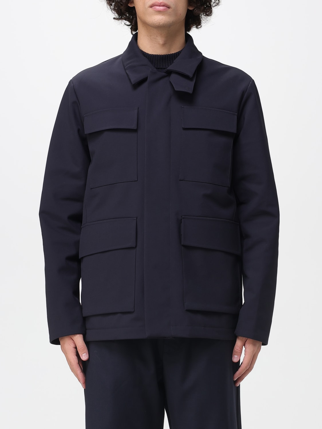 PEOPLE OF SHIBUYA COAT: Blazer men People Of Shibuya, Blue - Img 1