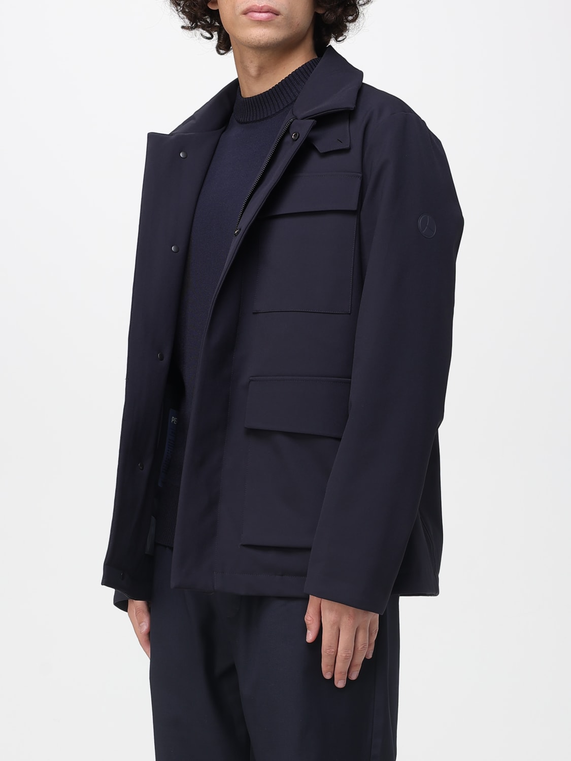 PEOPLE OF SHIBUYA COAT: Blazer men People Of Shibuya, Blue - Img 3