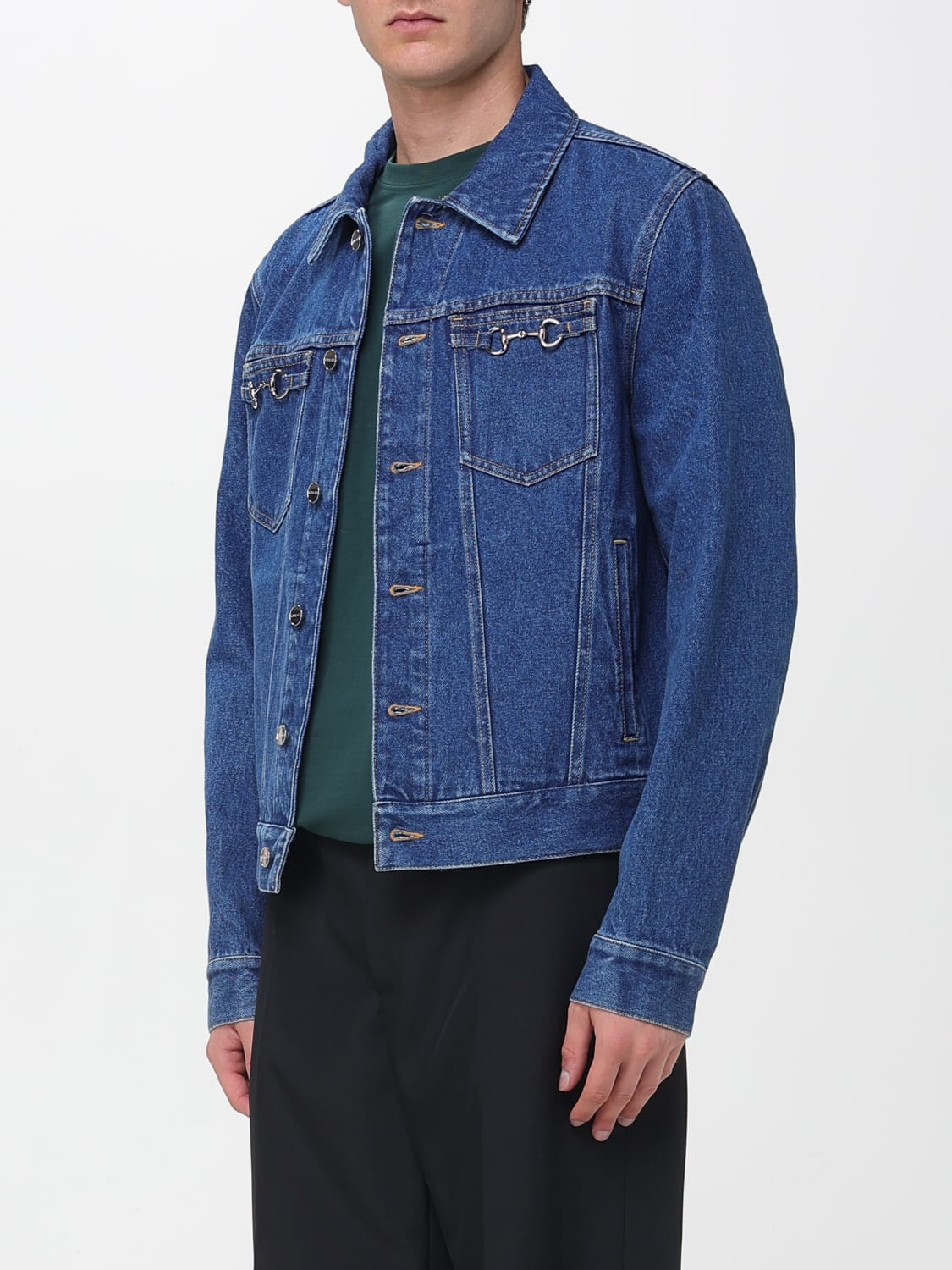 GUCCI CHAQUETA: Chaqueta hombre Gucci, Azul Oscuro - Img 4