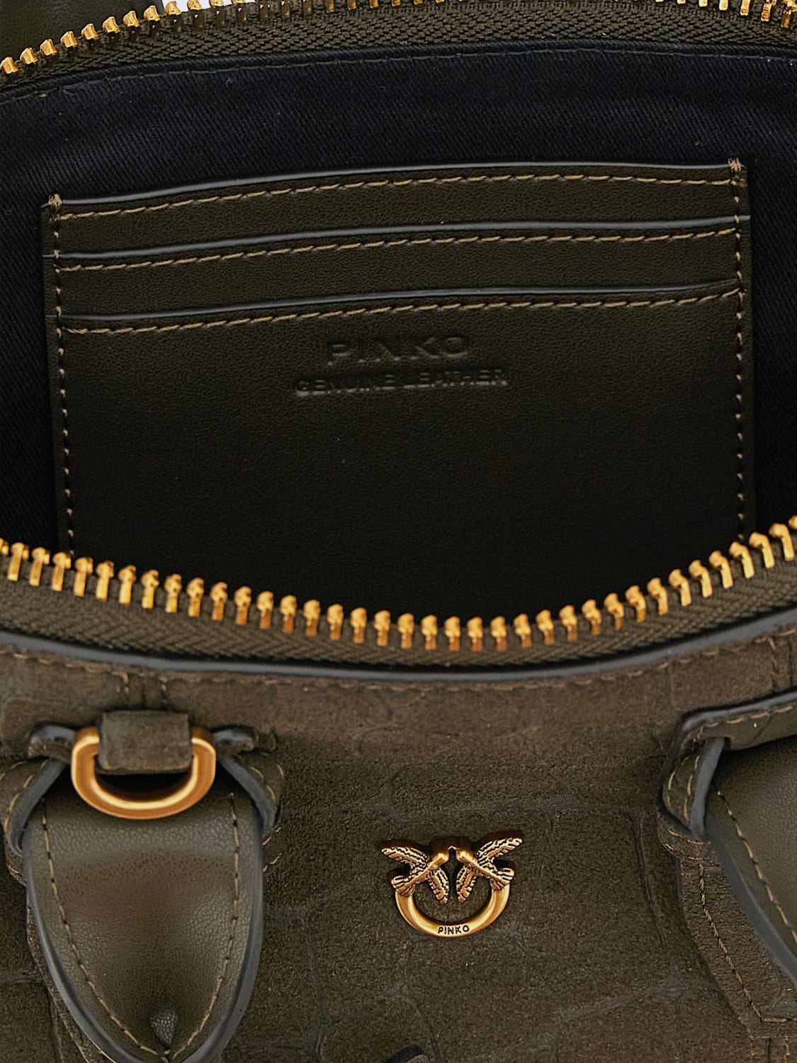 PINKO HANDBAG: Shoulder bag woman Pinko, Green - Img 4