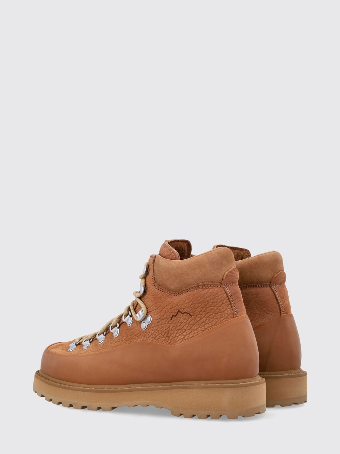 DIEMME STIVALETTI: Stivaletto Roccia Vet Diemme in pelle e gomma , Marrone - Img 3