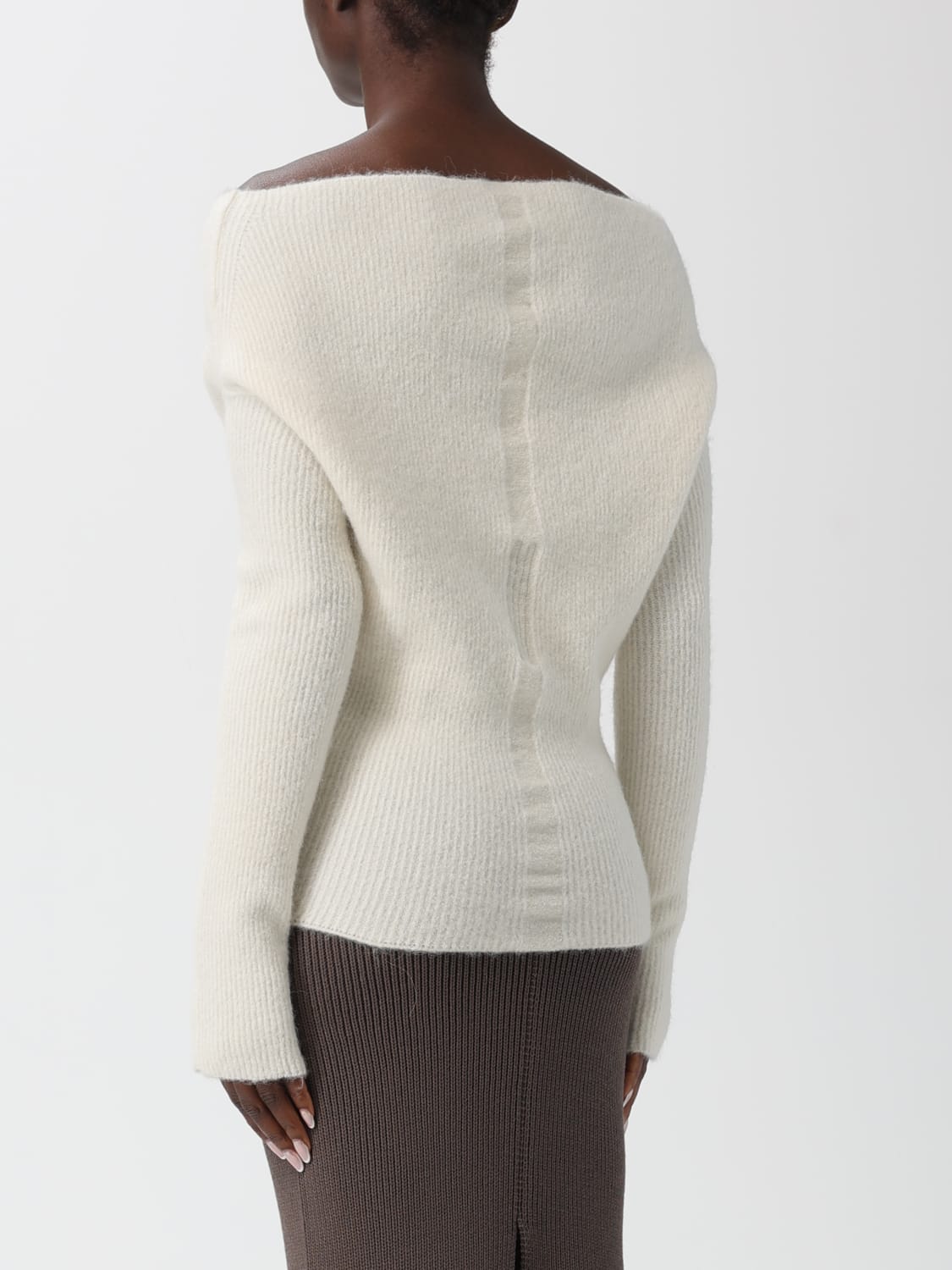 RICK OWENS SWEATER: Cardigan woman Rick Owens, White - Img 3