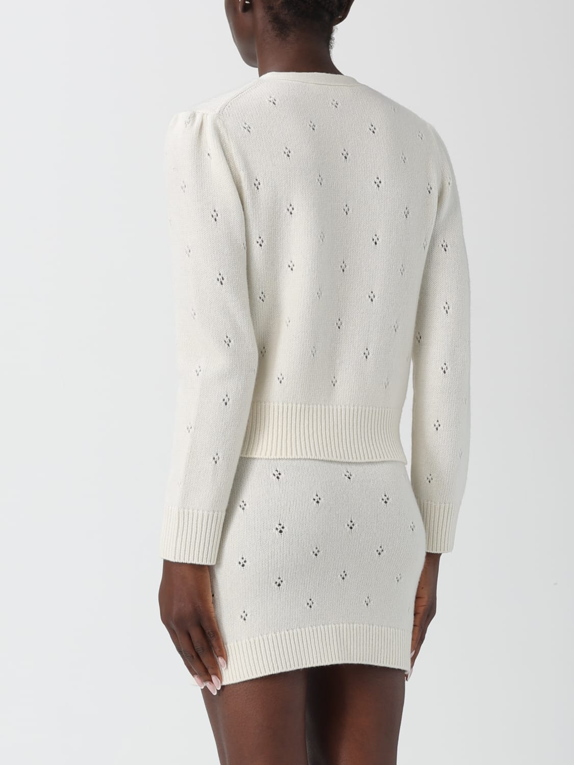 CHLOÉ SWEATER: Chloé wool and cashmere sweater, White - Img 3