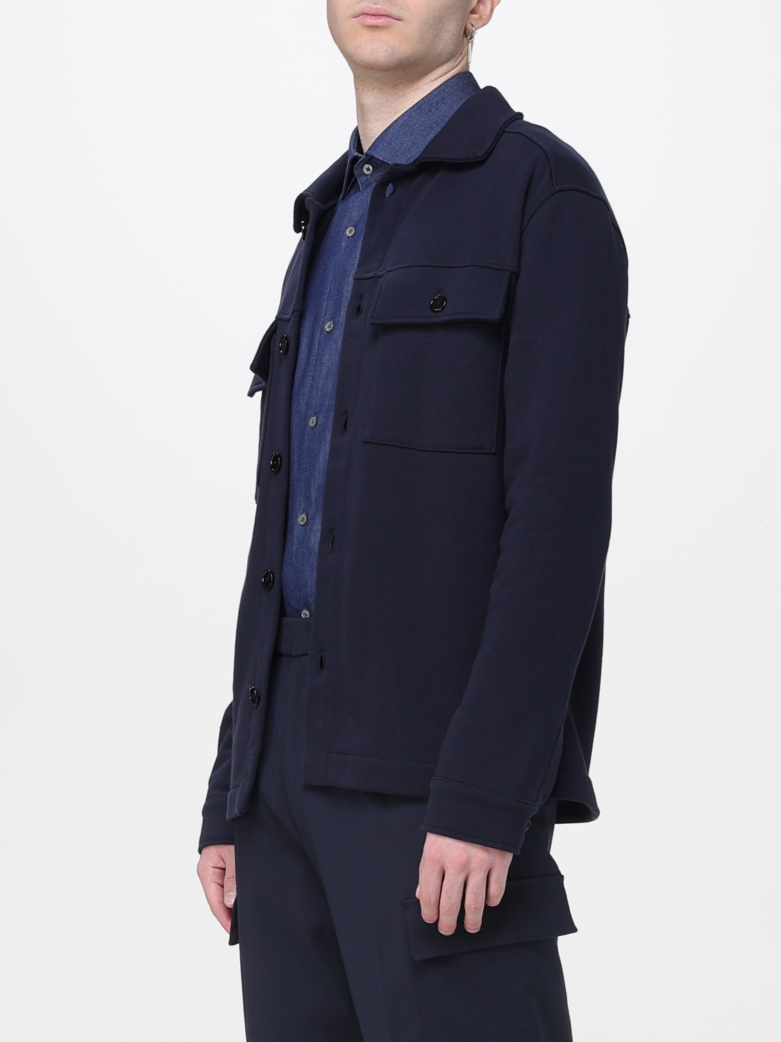 DONDUP КУРТКА: Рубашка Мужское Dondup, Синий - Img 3