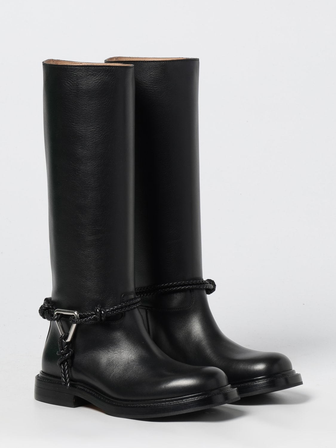 BOTTEGA VENETA BOOTS: Boots woman Bottega Veneta, Black - Img 2
